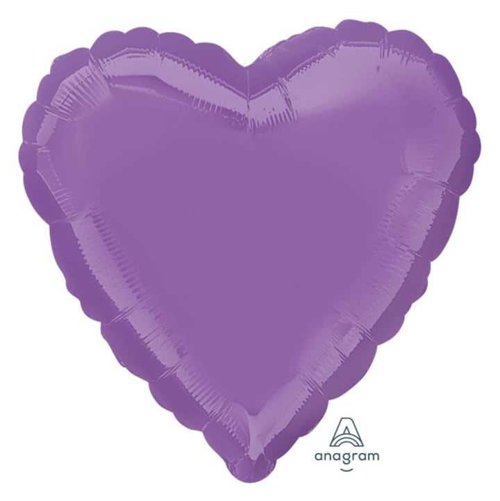Spring Lilac heart-shaped balloon 