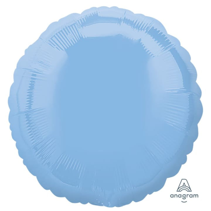 Pastel blue circle balloon 