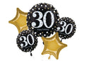 30 Birthday 5 Balloon Bouquet 