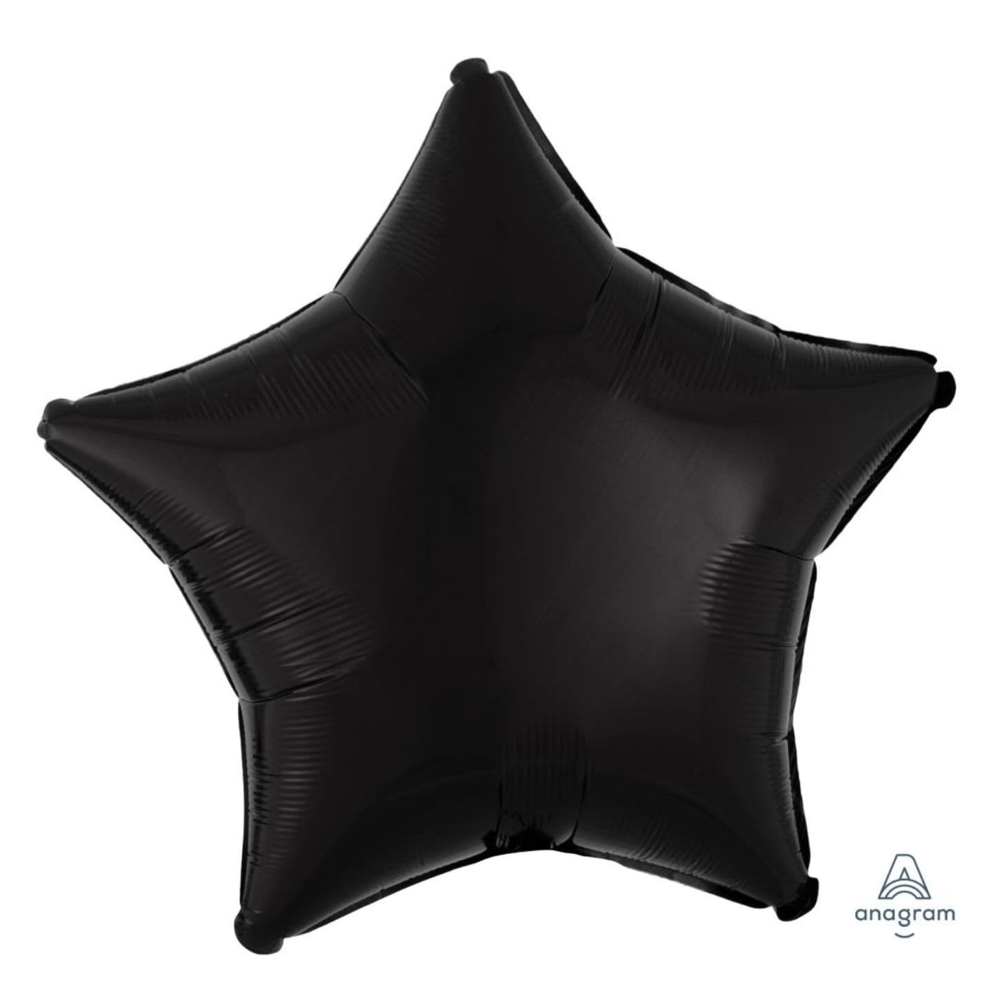 Black star-shaped balloon