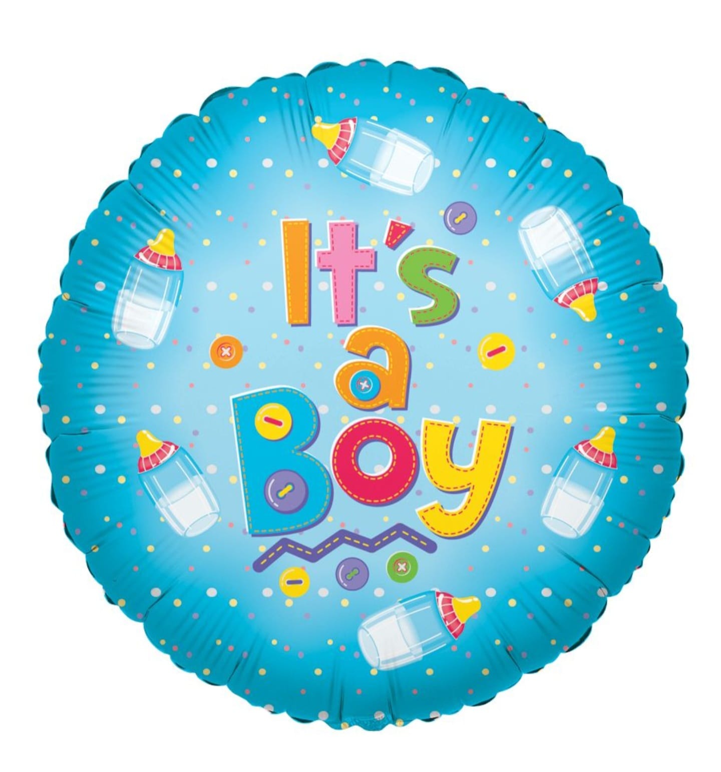Blue balloon with 'It's a Boy' 