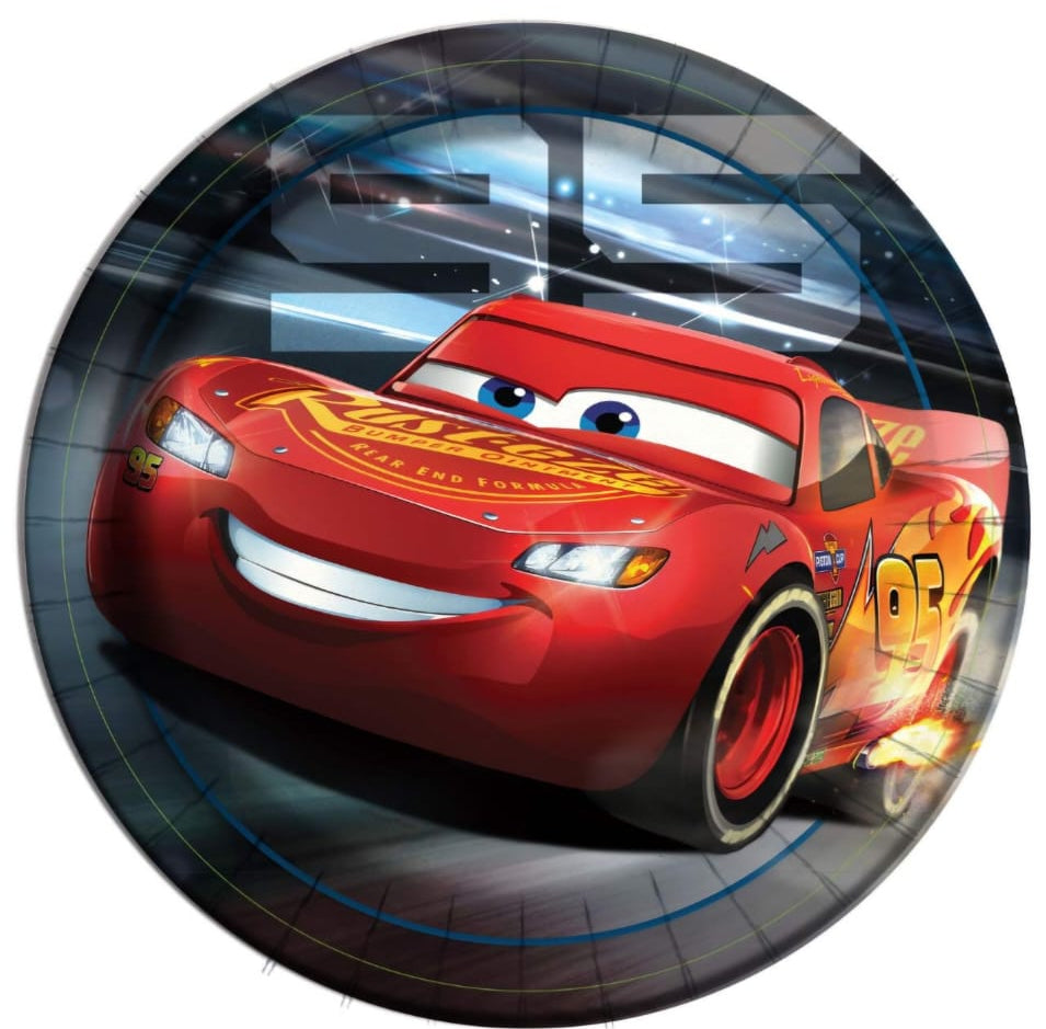 Disney Cars paper Lunch Plates