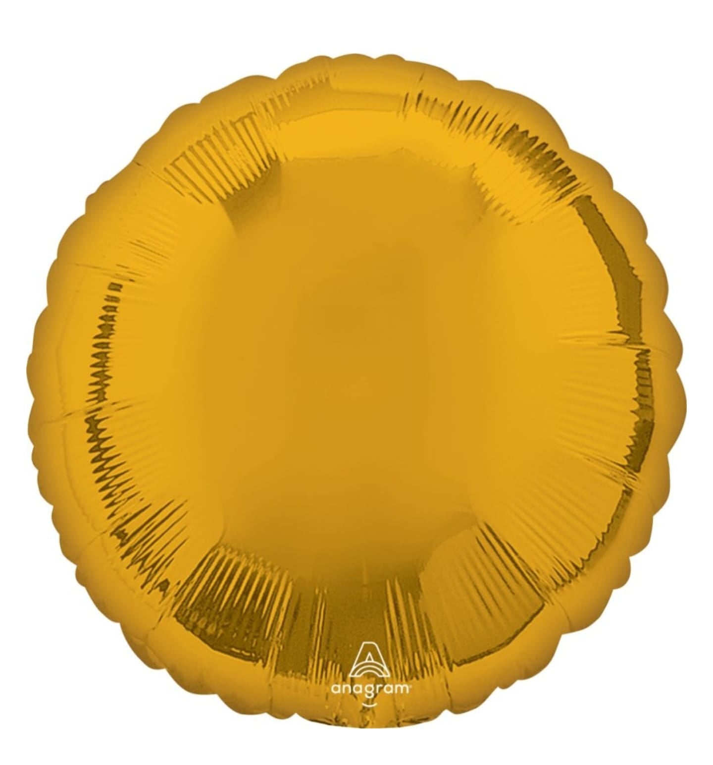 Gold foil balloon with Anagram