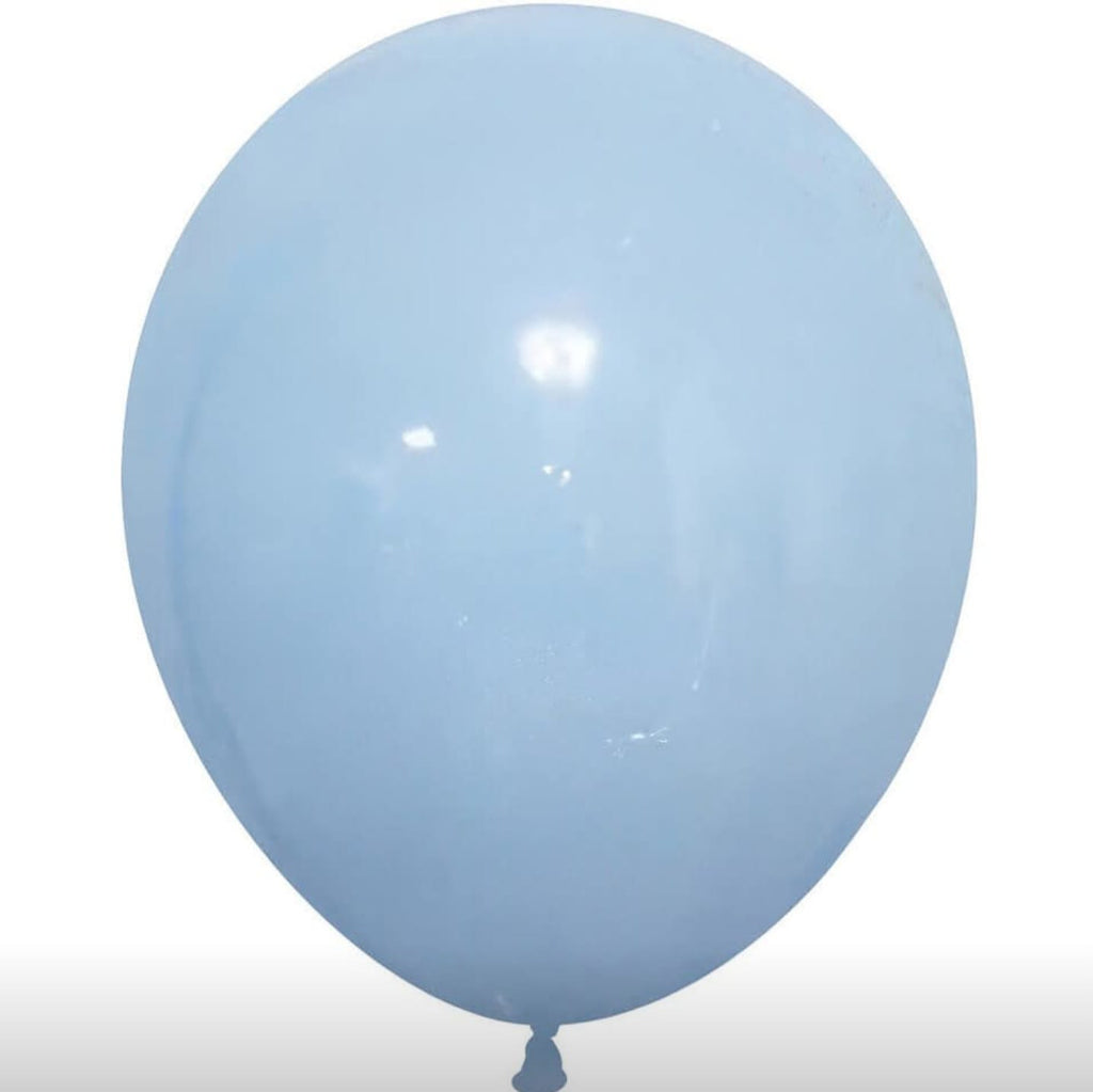 Single light blue balloon