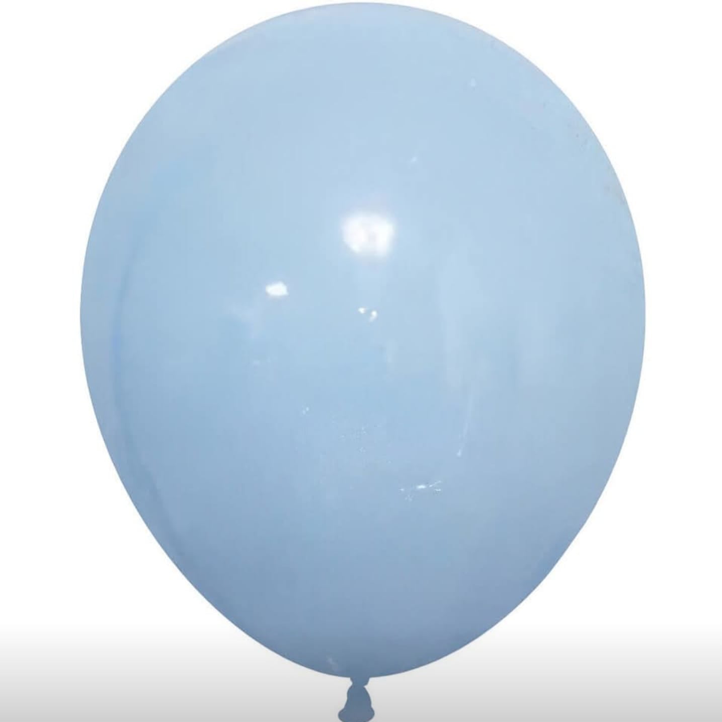 Single light blue balloon