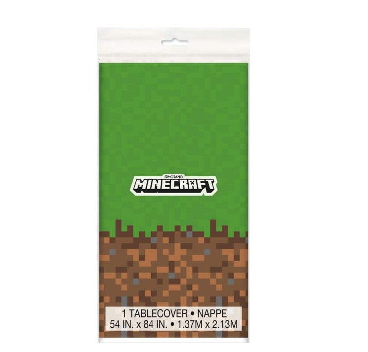 Minecraft plastic table cover