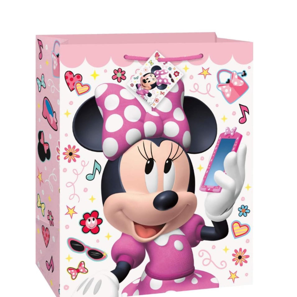Gift bag with Minnie Mouse design 