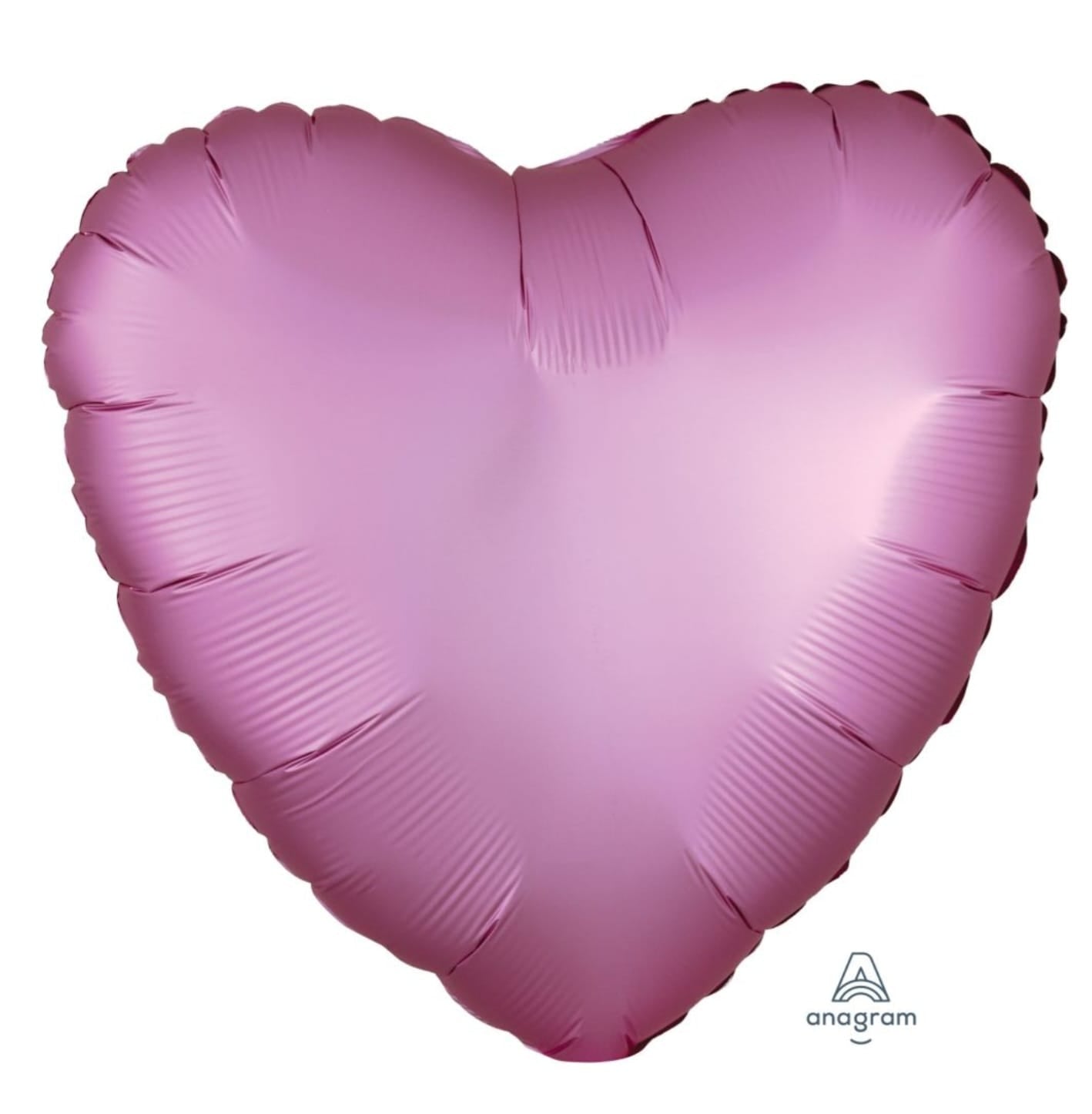 Pink heart-shaped balloon 