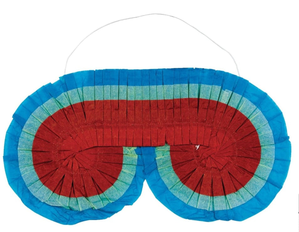 Pinata blindfold for bursting pinata