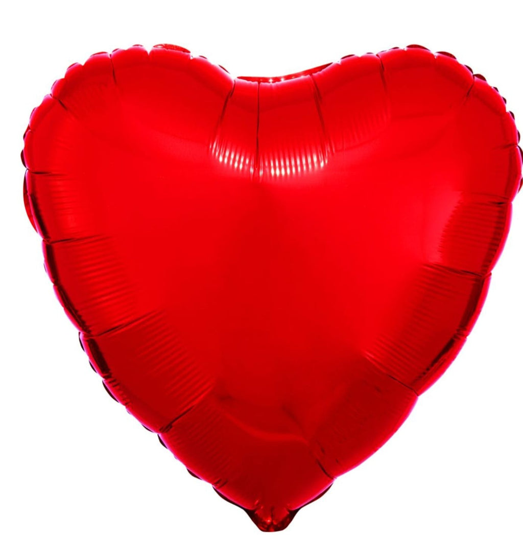 Red heart-shaped balloon