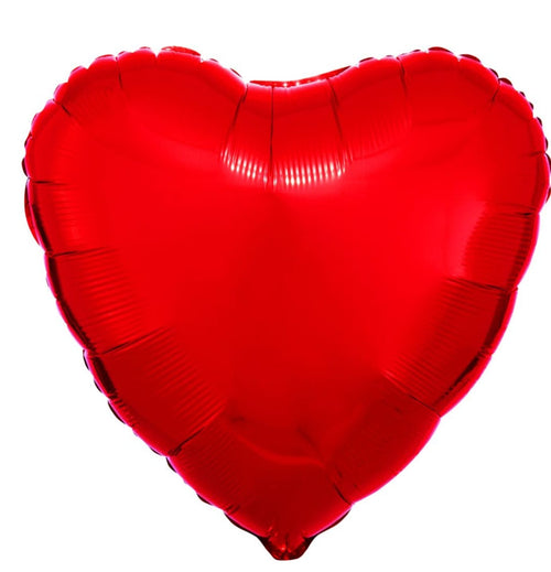 Red heart-shaped balloon