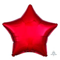 Red star-shaped balloon 