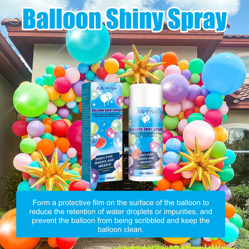 Balloon High Shine Gloss Spray – Latex Balloon Brightener & Polish (100ml)