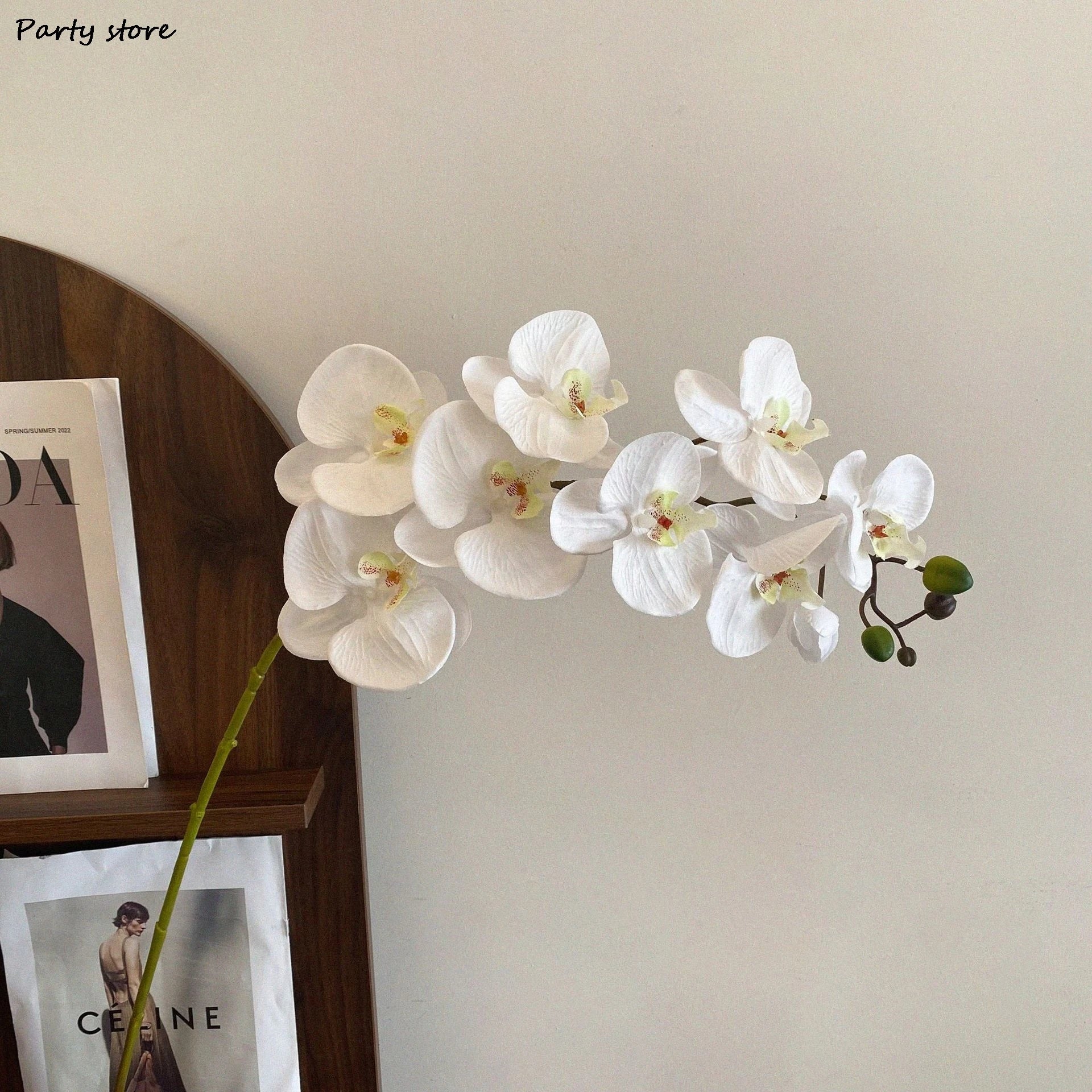 Artificial Butterfly Orchid Silk Flowers – 9 Heads | Wedding & Home Decor