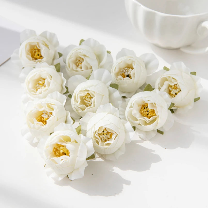Silk Peony Flower Heads | Bulk Artificial Flowers for Weddings, Wreaths & Home Décor