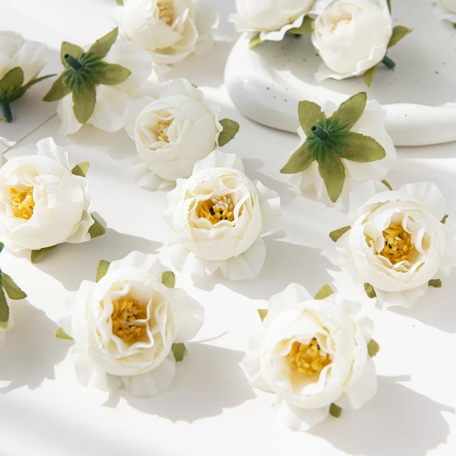 Silk Peony Flower Heads | Bulk Artificial Flowers for Weddings, Wreaths & Home Décor