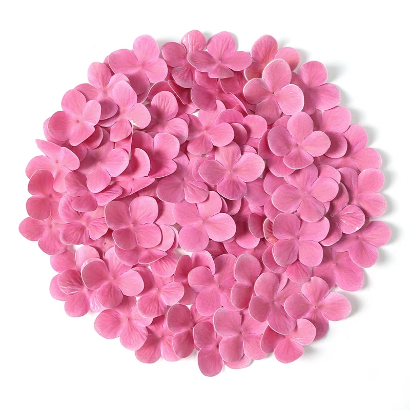 Silk Artificial Hydrangea Petals – 50, 100 or 200 Pcs | 11 Colours | Wedding & Party Decor
