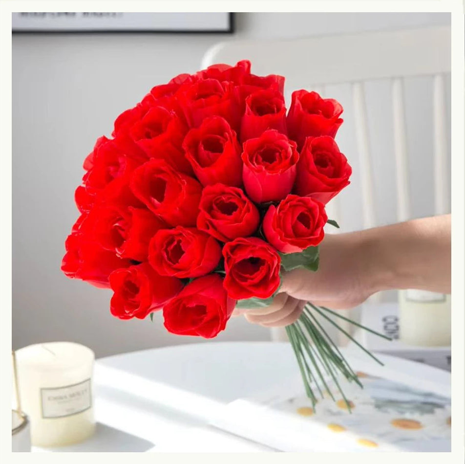Mini Silk Rose Heads | 4cm Bulk Artificial Flowers for Weddings, Wreaths & DIY Crafts