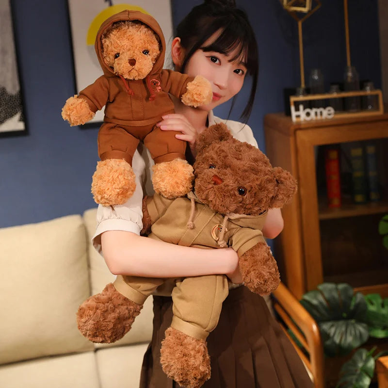 Cartoon Bear Plush Toy – Stuffed Animal Doll | 38cm & 50cm | Birthday & Party Gift for Kids