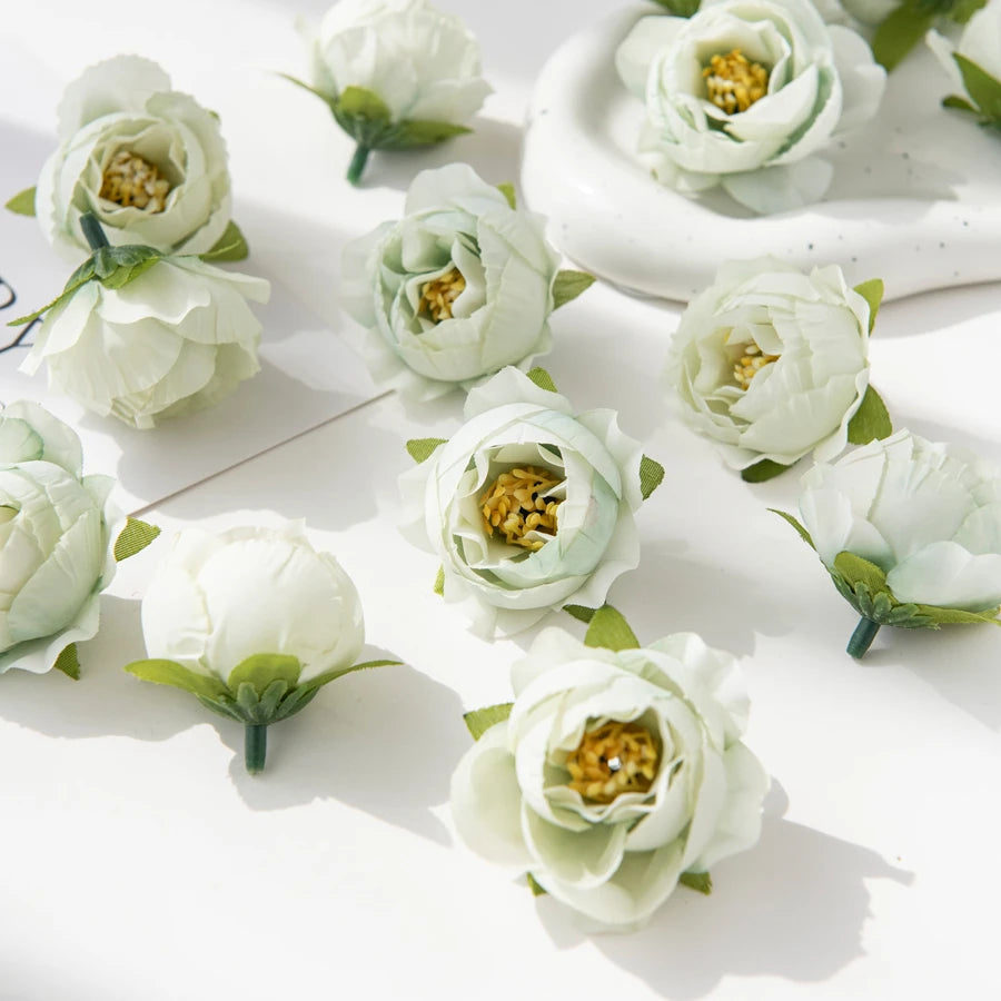 Silk Peony Flower Heads | Bulk Artificial Flowers for Weddings, Wreaths & Home Décor
