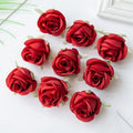 Pearl Silk Rose Heads – 50 or 100 Pcs | 9 Colours | Wedding & Event Decor