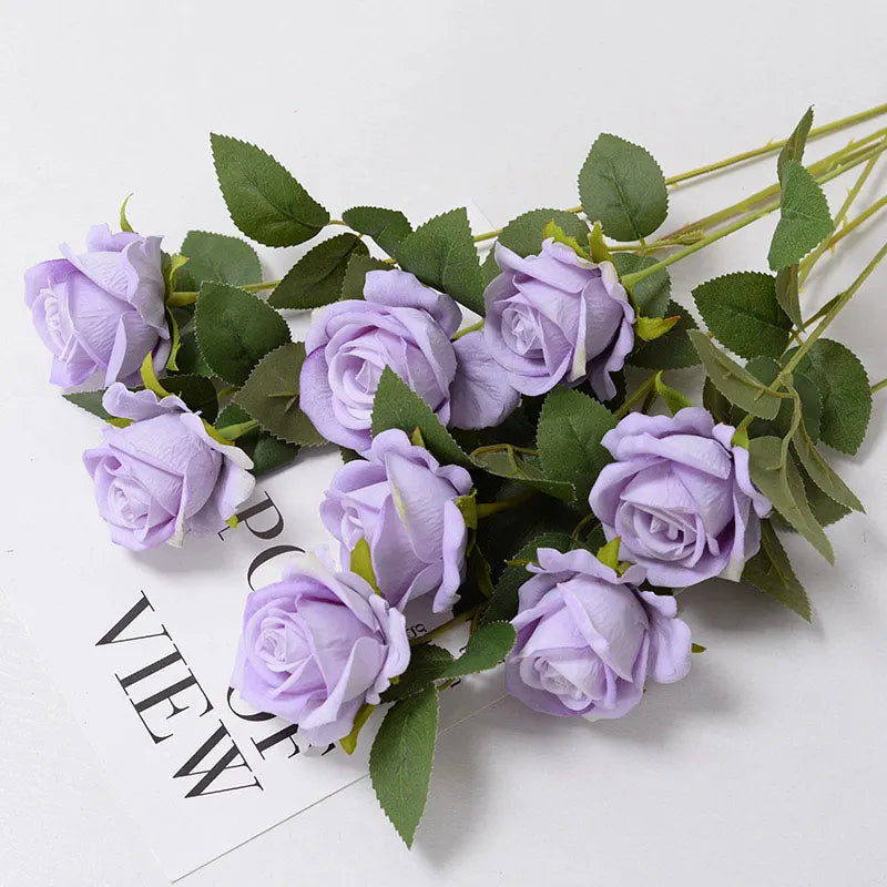 Silk Artificial Roses — Realistic Faux Rose Flowers for Weddings & Décor