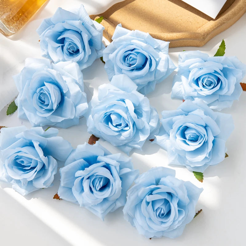 Silk Rose Heads – Pack of 100 | 10cm Bulk Artificial Flowers for Weddings & Events