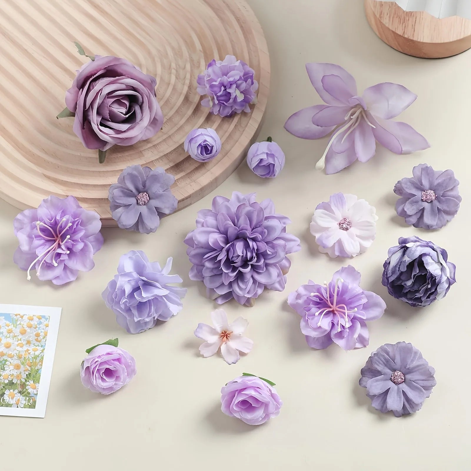 Silk Tulip Flower Heads – Pack of 49 | Artificial Flowers for Weddings & Home Décor