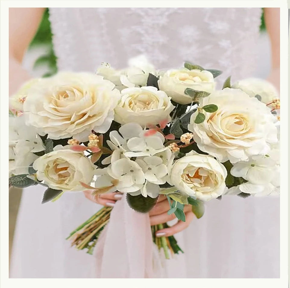 Mini Silk Rose Heads | 4cm Bulk Artificial Flowers for Weddings, Wreaths & DIY Crafts