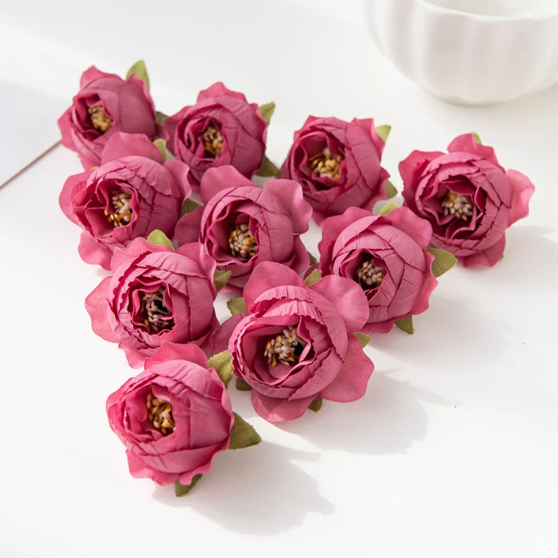 Silk Peony Flower Heads | Bulk Artificial Flowers for Weddings, Wreaths & Home Décor