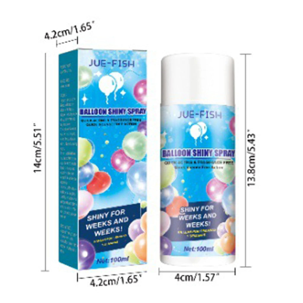 Balloon High Shine Gloss Spray – Latex Balloon Brightener & Polish (100ml)