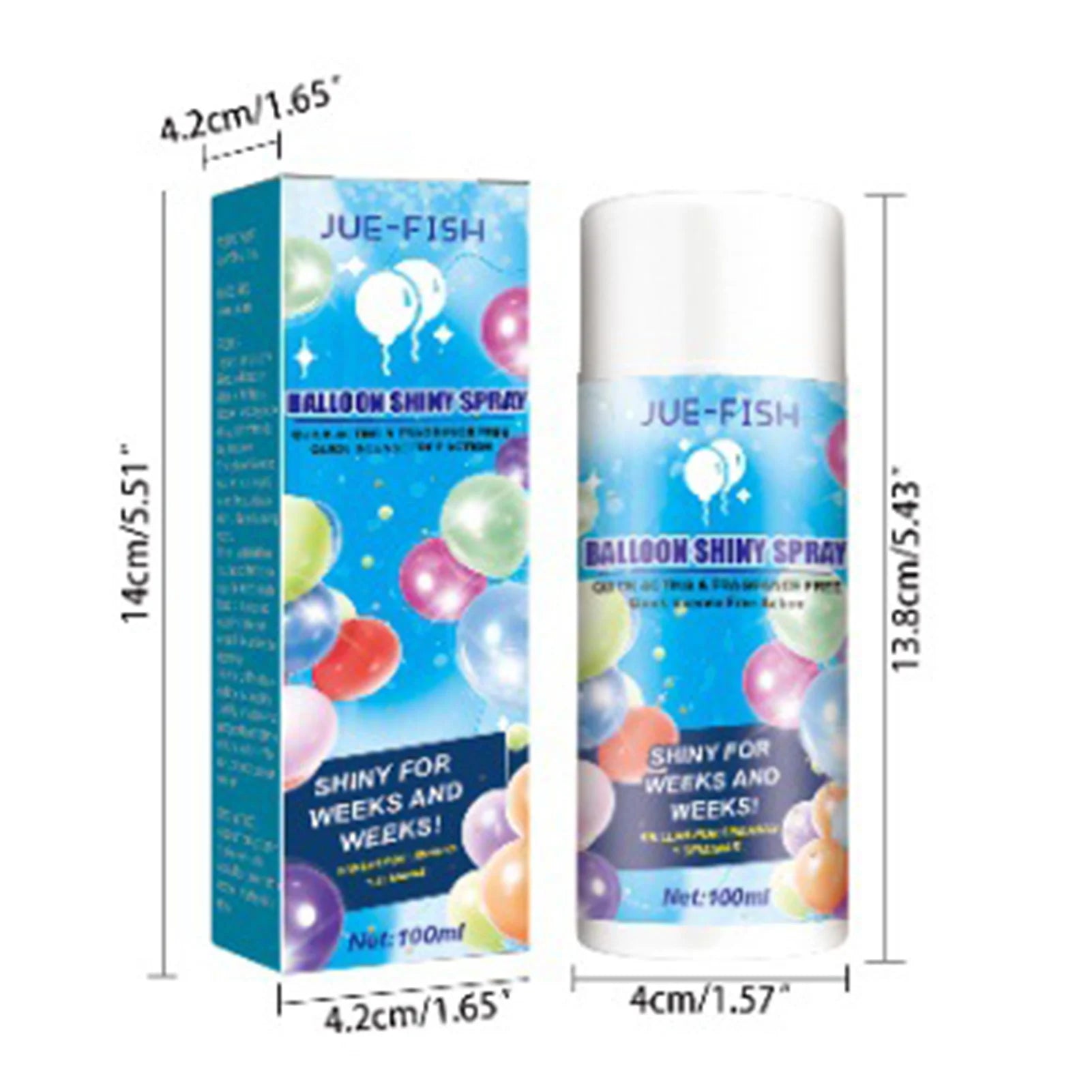 Balloon High Shine Gloss Spray – Latex Balloon Brightener & Polish (100ml)