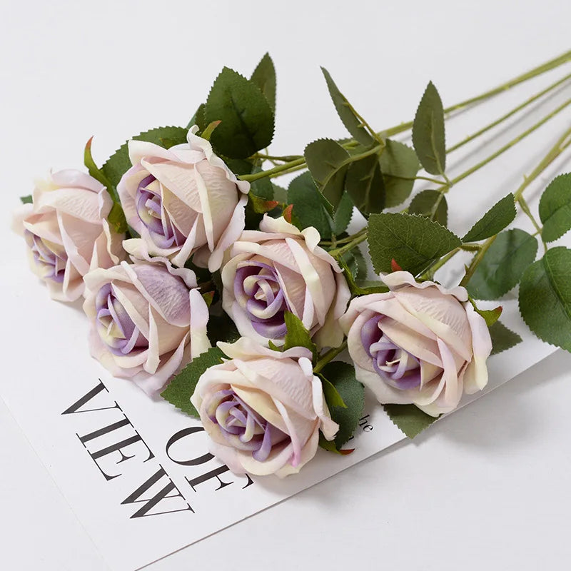 Silk Artificial Roses — Realistic Faux Rose Flowers for Weddings & Décor