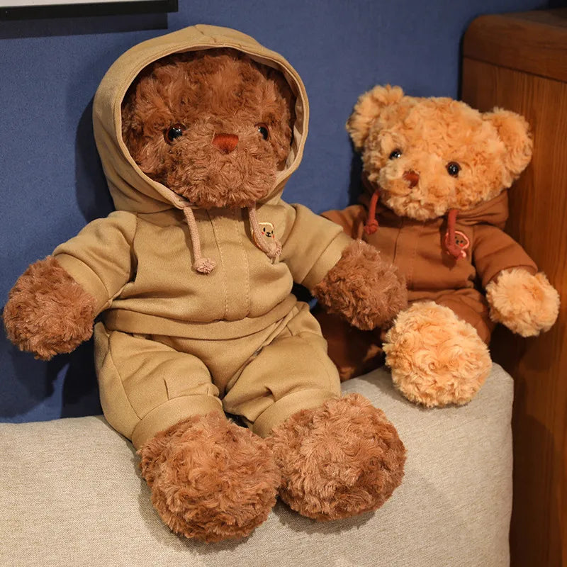 Cartoon Bear Plush Toy – Stuffed Animal Doll | 38cm & 50cm | Birthday & Party Gift for Kids