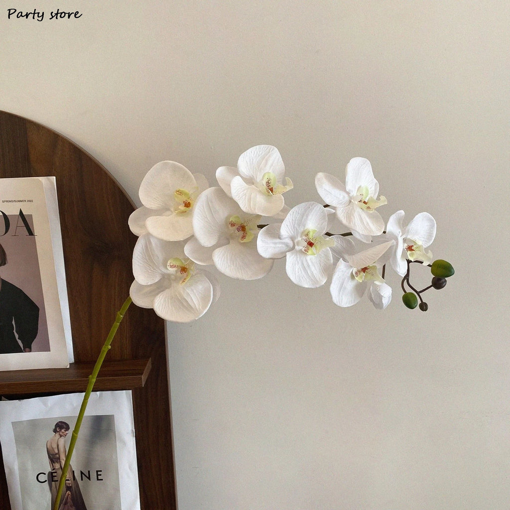 Artificial Butterfly Orchid Silk Flowers – 9 Heads | Wedding & Home Decor