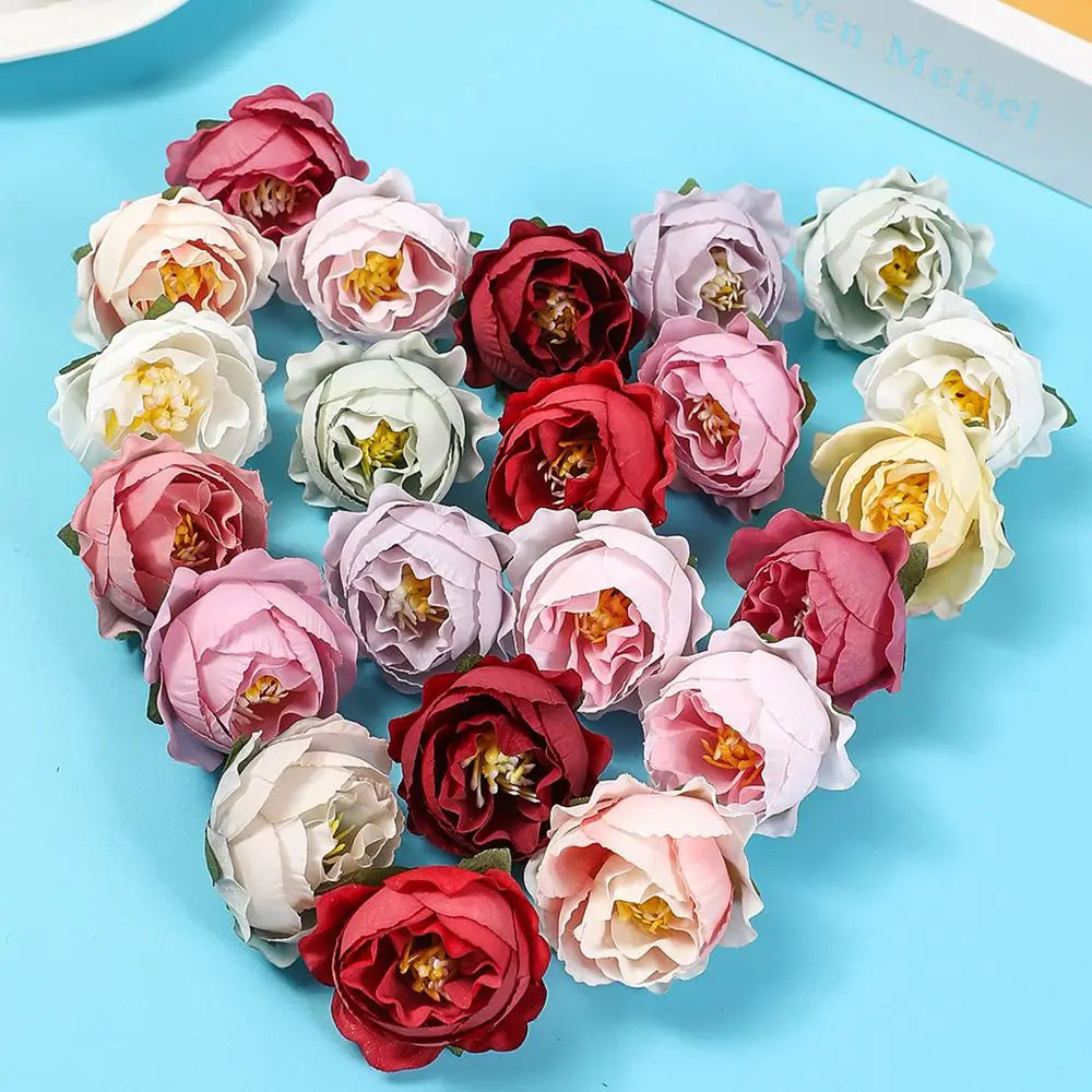 Silk Peony Flower Heads | Bulk Artificial Flowers for Weddings, Wreaths & Home Décor