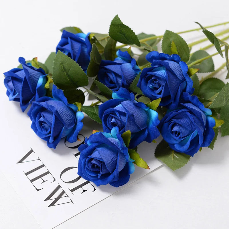 Silk Artificial Roses — Realistic Faux Rose Flowers for Weddings & Décor
