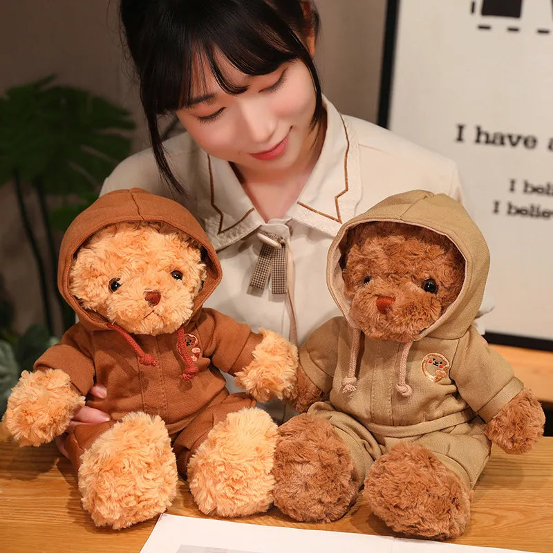 Cartoon Bear Plush Toy – Stuffed Animal Doll | 38cm & 50cm | Birthday & Party Gift for Kids