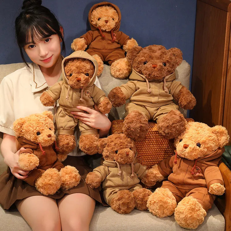 Cartoon Bear Plush Toy – Stuffed Animal Doll | 38cm & 50cm | Birthday & Party Gift for Kids