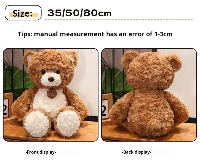 Handmade Teddy Bear Plush Toy — 35cm, 50cm & 80cm