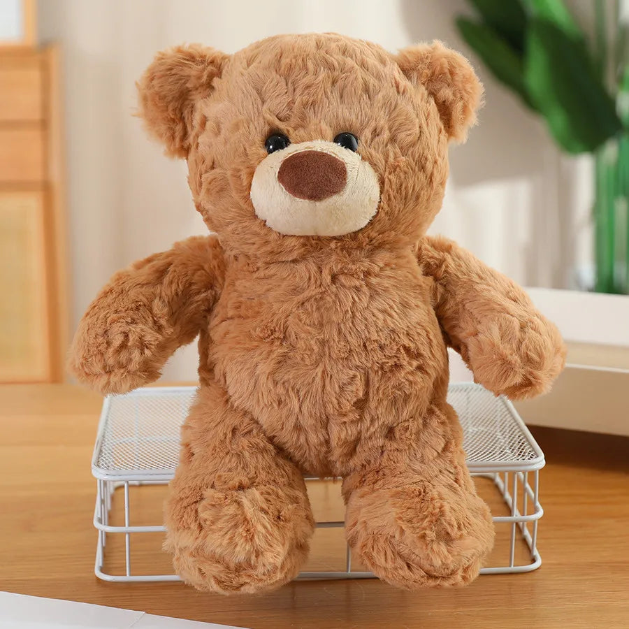 Teddy Bear Plush Doll – Cute Stuffed Animal Toy | 28cm | 3 Colours | Gift for Couples & Kids