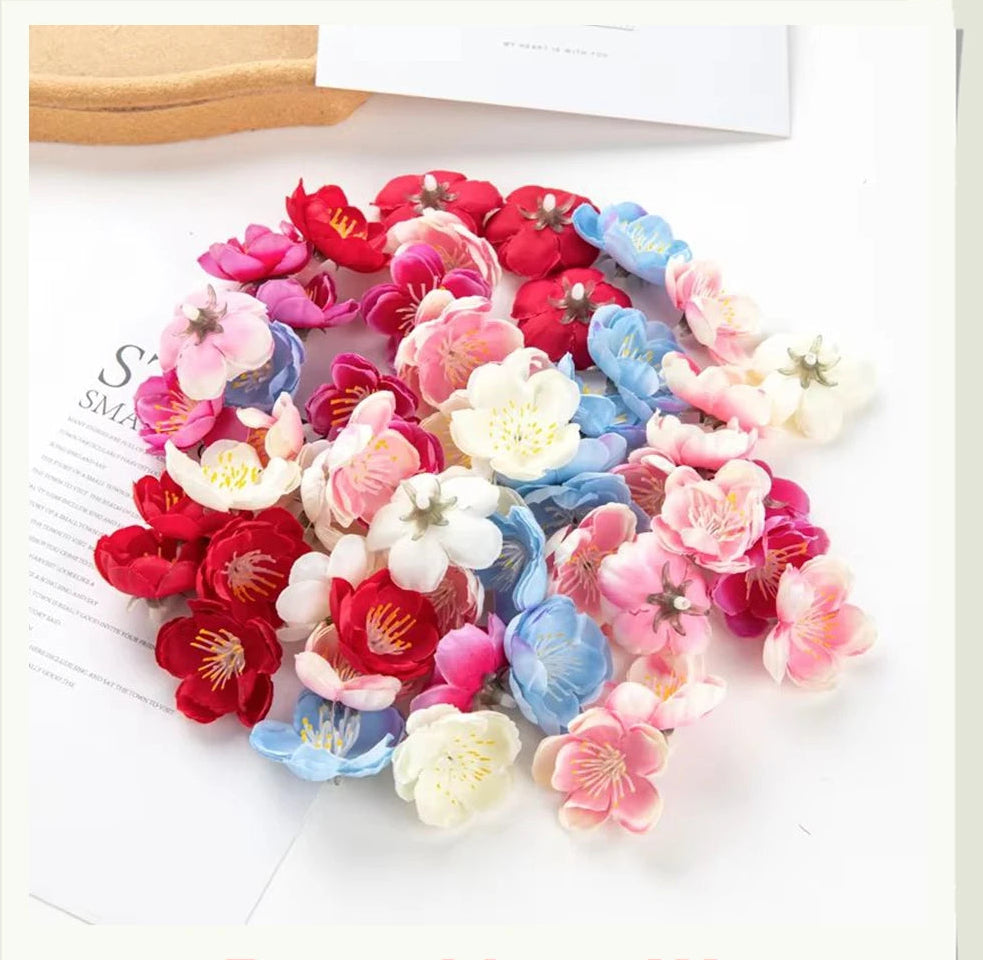 Mini Silk Rose Heads | 4cm Bulk Artificial Flowers for Weddings, Wreaths & DIY Crafts