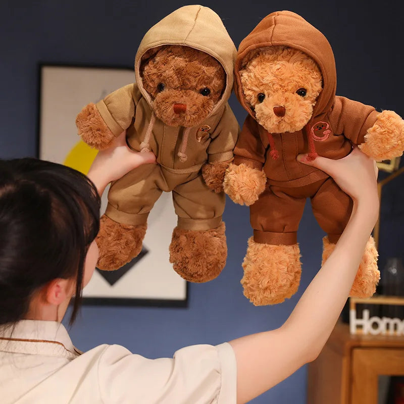 Cartoon Bear Plush Toy – Stuffed Animal Doll | 38cm & 50cm | Birthday & Party Gift for Kids