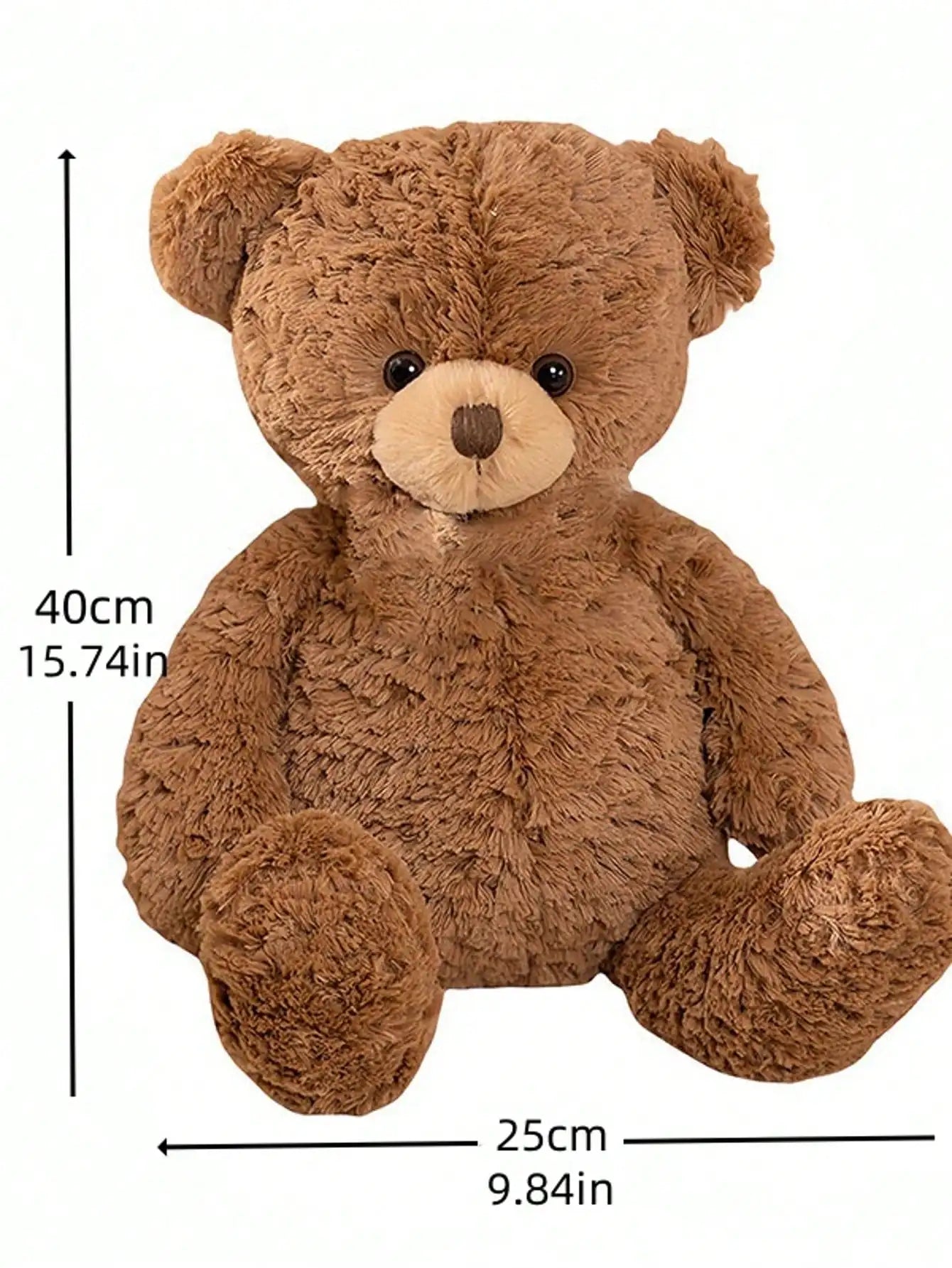 Cuddle Bear Plush Toy – Soft Stuffed Teddy Bear | 40cm | Sofa Pillow & Birthday Gift