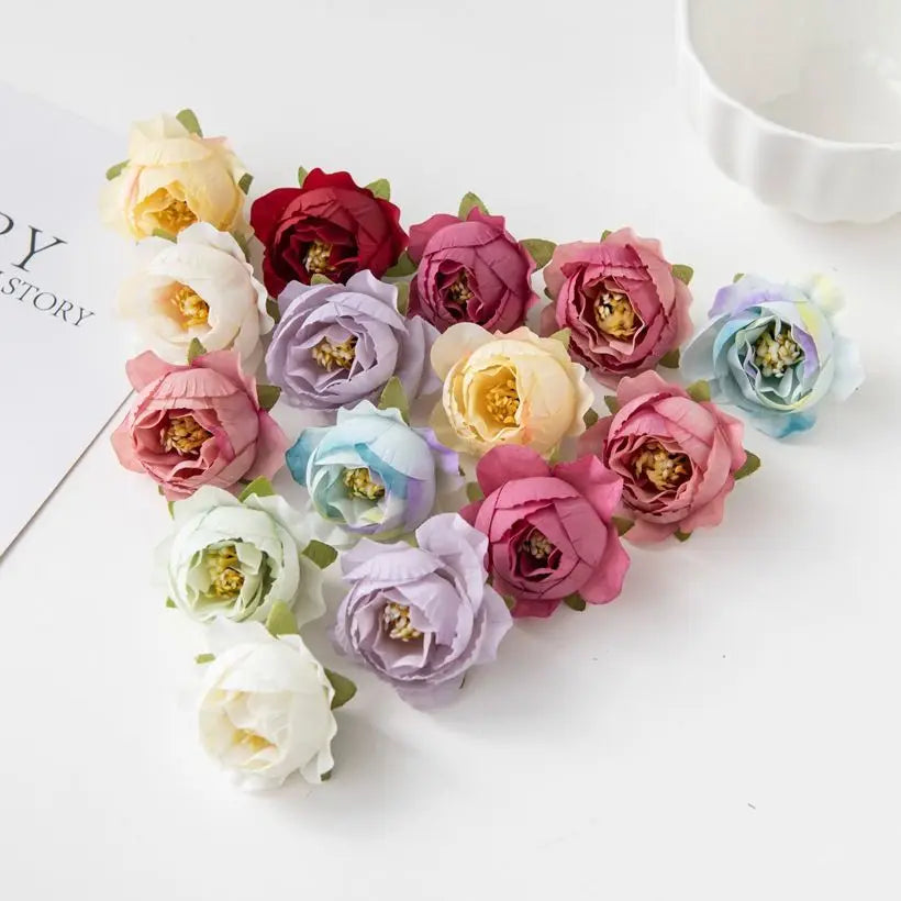 Silk Peony Flower Heads | Bulk Artificial Flowers for Weddings, Wreaths & Home Décor