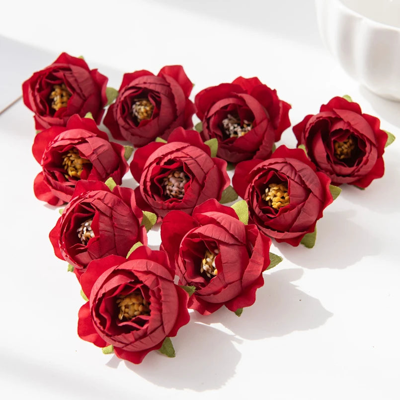 Silk Peony Flower Heads | Bulk Artificial Flowers for Weddings, Wreaths & Home Décor