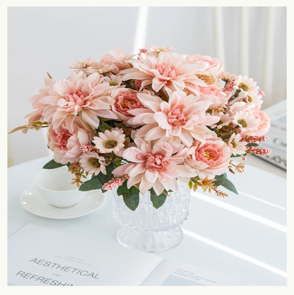 Mini Silk Rose Heads | 4cm Bulk Artificial Flowers for Weddings, Wreaths & DIY Crafts