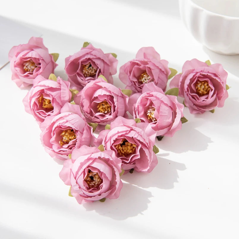 Silk Peony Flower Heads | Bulk Artificial Flowers for Weddings, Wreaths & Home Décor