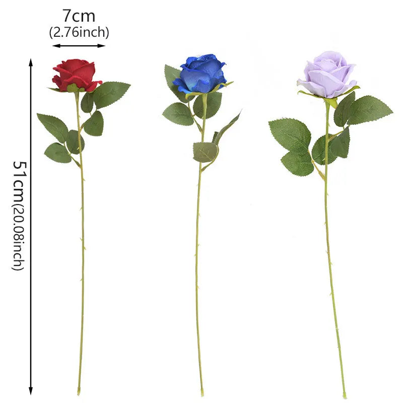 Silk Artificial Roses — Realistic Faux Rose Flowers for Weddings & Décor