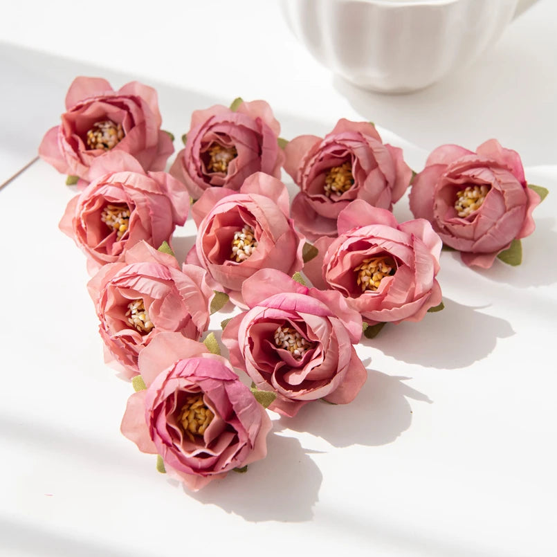 Silk Peony Flower Heads | Bulk Artificial Flowers for Weddings, Wreaths & Home Décor